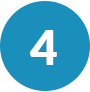 circle-4 Number 4 within a solid circle