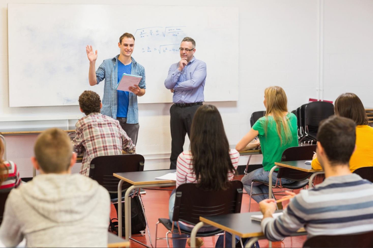 Accounting students in class post img Accounting students in class.