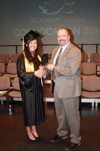 Sheri Fiander - Corner Brook Campus Convocation 2019 Presidents Award